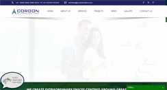 Desktop Screenshot of cordonbuilders.com